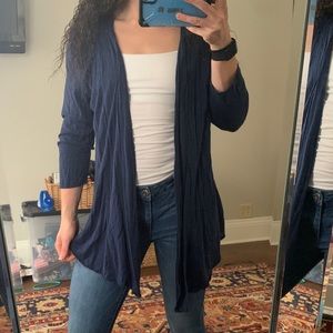 Navy maurices cardigan